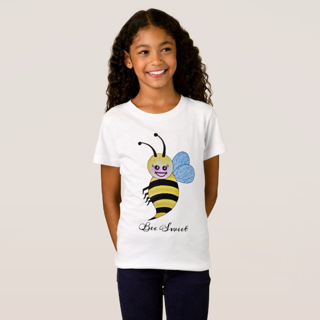 Camiseta Abelhas De Cana-De-Água Com Sorriso Feliz (Frente Completa)