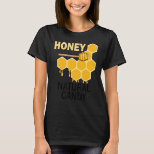 Camiseta Abelhas De Mel De Sabor Natural De Candy