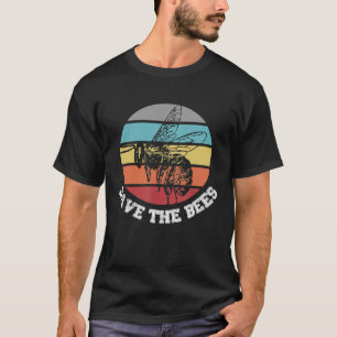 Camiseta Abelhas De Mel Gráfica Em Descanso Para Abelhas