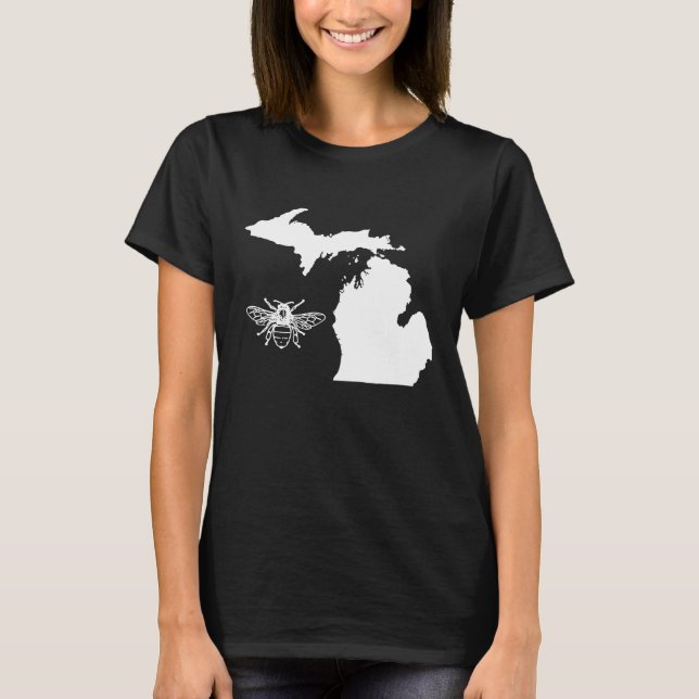 Camiseta Abelhas de Michigan Camavam Abelhas (Frente)