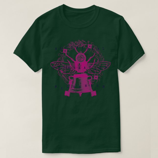 Camiseta Abelhas e flores (Frente do Design)