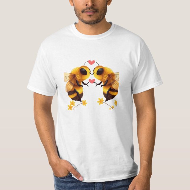 CAMISETA ABELHAS EM AMOR (Frente)