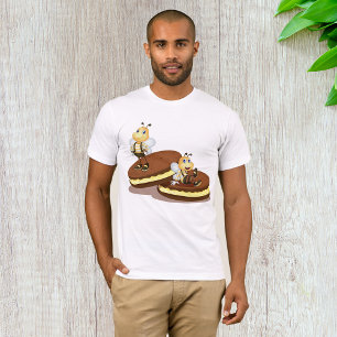 Camiseta Abelhas Em Dois Biscoitos Mens T-Shirt