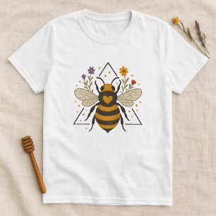 Camiseta Abelhas Florais De Verão