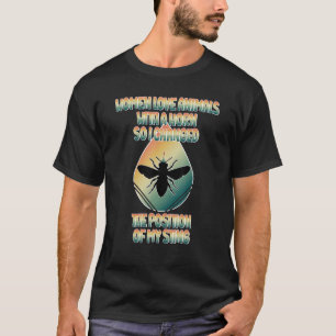 Camiseta Abelhas Ideias para Mulheres Apicultoras Gag Cute