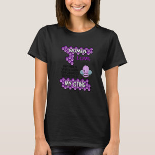 Camiseta Abelhas Ideias para Mulheres Apicultoras Gag Cute