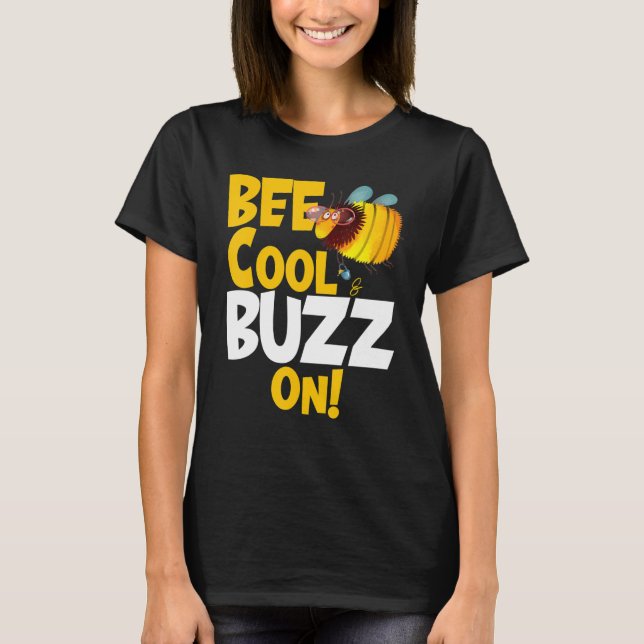 Camiseta Abelhas Legal E Buzz Em Abelhas Cute Com Mel P (Frente)