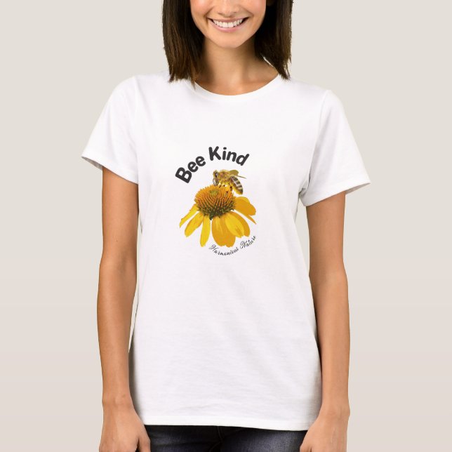 Camiseta Abelhas - Natureza Harmoniosa (Frente)