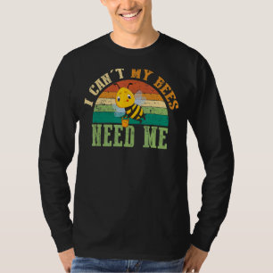 Camiseta Abelhas Vintage Dizendo Bicho De Bebê Bonito