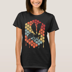 Camiseta Abelhas Vintage Para Homens Apicultura