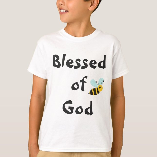 Camiseta Abençoada abelha de Deus (Frente)