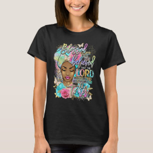 Camiseta Abençoada É Ela Que Acredita Que Deus Cumpra As Su