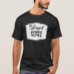 Camiseta Abençoada Gigi Leopard A Melhor Mãe De Todos Os Di