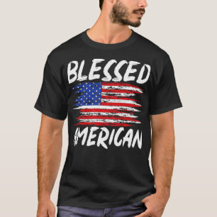 Camiseta Abençoada Libertação Americana Patriótica EUA Band