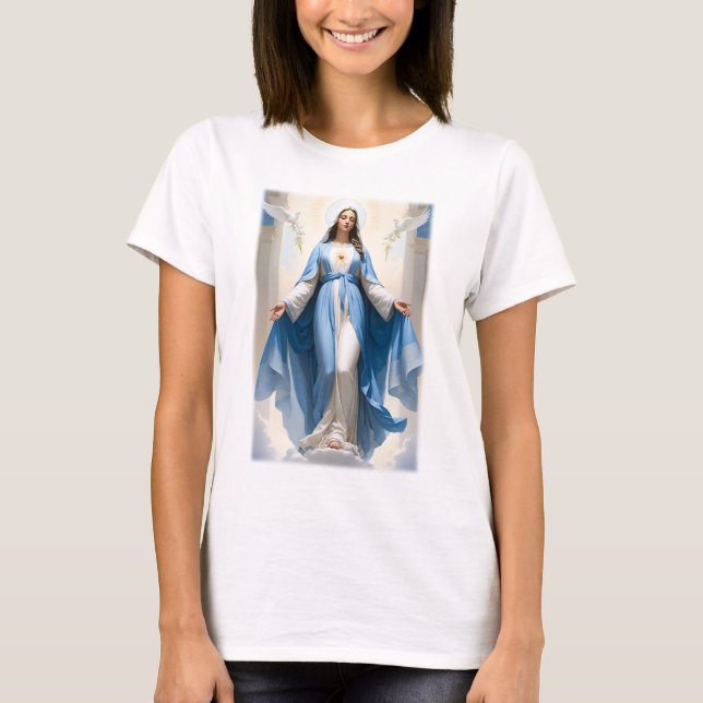 Camiseta Abençoada Mãe de Maria (Frente)