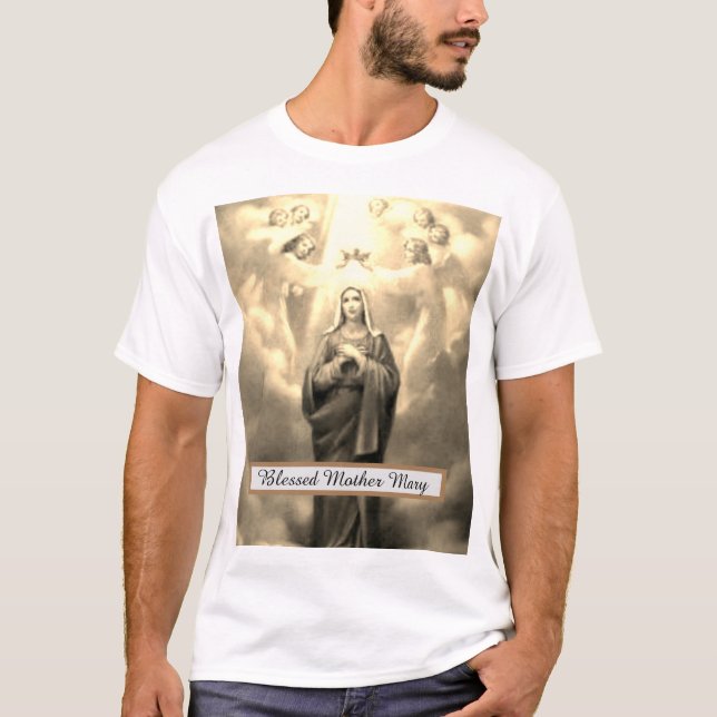Camiseta Abençoada Mãe Mary (Frente)