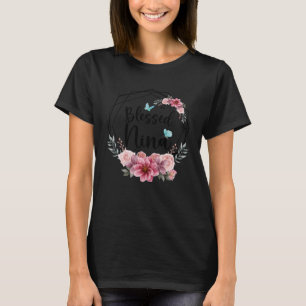 Camiseta Abençoada Nina com a Mãe Floral Dia 2023