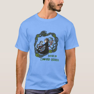 Camiseta Abençoada pela deusa do computador