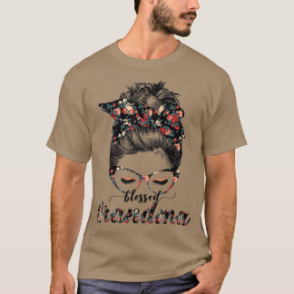 Camiseta Abençoada vovó Mensageira Felz pascoa de Mulheres 