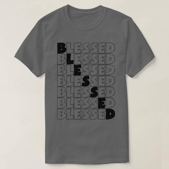 Camiseta Abençoado (Frente do Design)