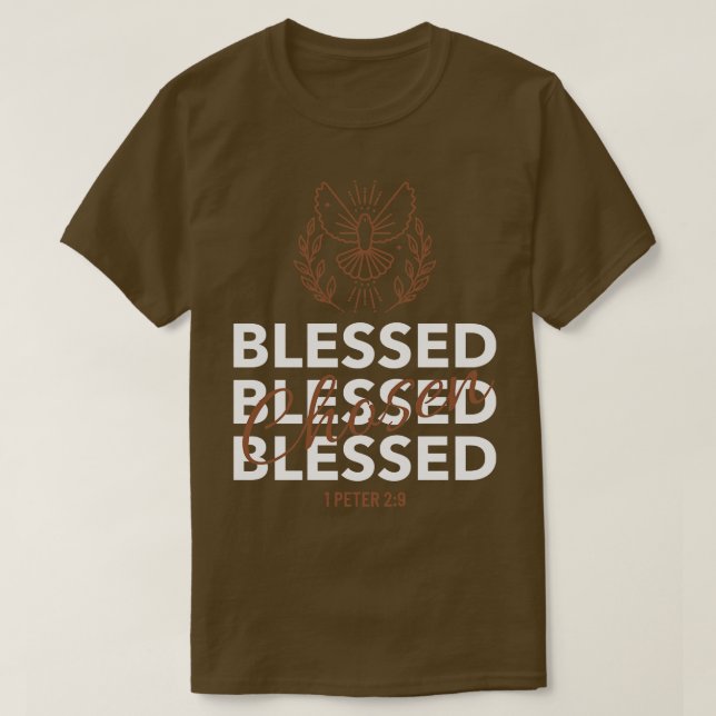 Camiseta Abençoado (Frente do Design)