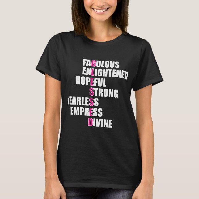 Camiseta Abençoado - Afirmação (Frente)