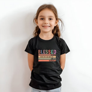 Camiseta Abençoado, Compaixão, Resgatado, Amado e Culto