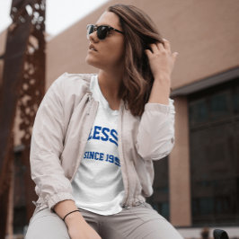 Camiseta Abençoado Desde [Ano] T-Shirt