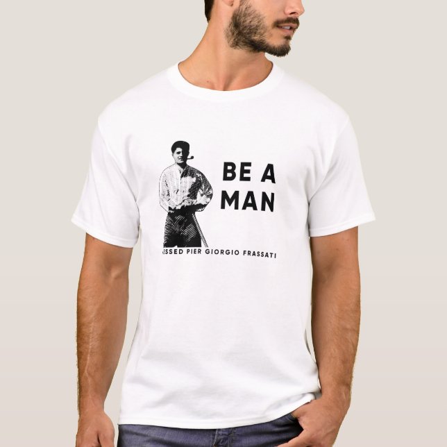 Camiseta Abençoado Pier Giorgio Frassoni - Verso l’Alto (Frente)