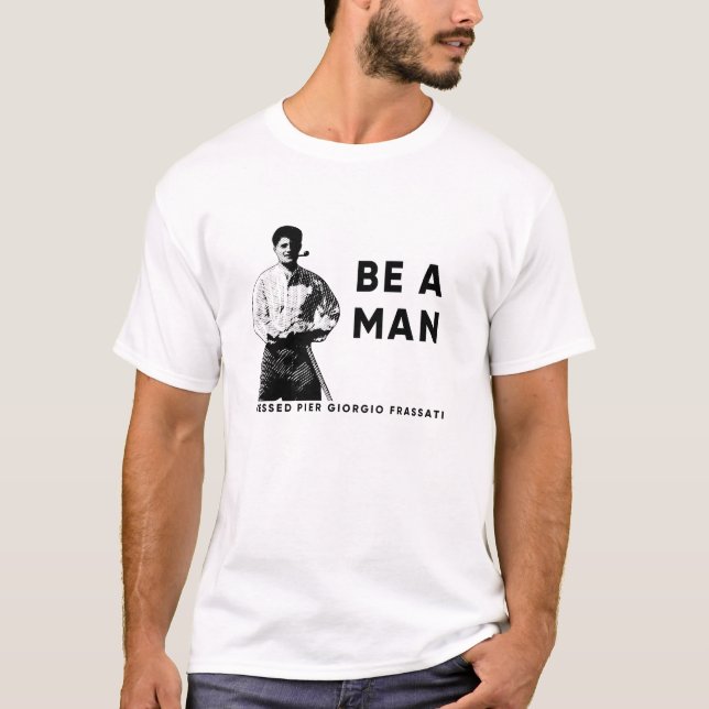 Camiseta Abençoado Pier Giorgio Frassoni - Verso l’Alto (Frente)