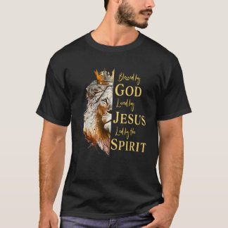 Camiseta Abençoado Por Deus Amado Por Jesus Leão
