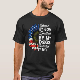 Camiseta Abençoado Por Deus, Mimado Pelos Meus Cães