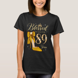 Camiseta Abençoado Por Deus Por 89 Anos De Idade, 89º Anive