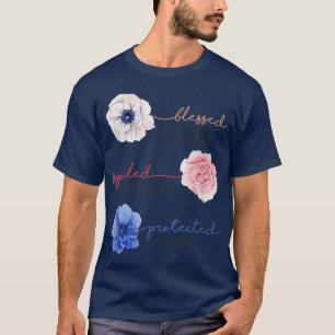 Camiseta Abençoado Por Deus Que Meu Marido Protegeu Por