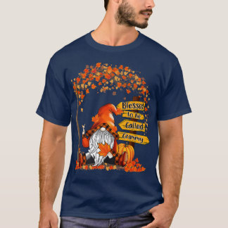 Camiseta Abençoado Por Ser Chamado De Fantoma Fall Autumn D