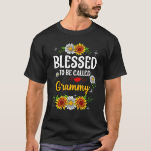 Camiseta Abençoado Por Ser Chamado De Girassol Do Grammy