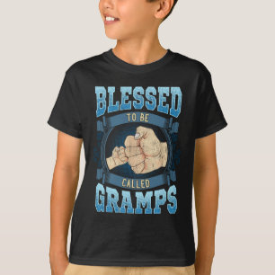 Camiseta Abençoado Por Ser Chamado De Gramps Dons Vovô Pais