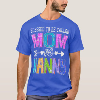 Camiseta Abençoado por ser chamado de Mãe e Dia de as mães 