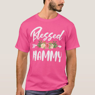 Camiseta Abençoado por ser chamado de Mammy Floral Arrow De