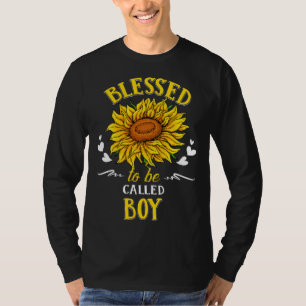 Camiseta Abençoado Por Ser Chamado De Menino Para Mulheres 