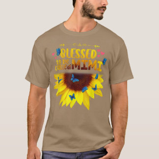 Camiseta Abençoado Por Ser Chamado De Mimi Sunflower Butter