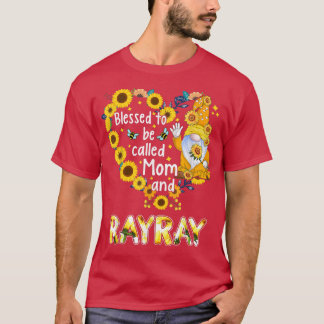 Camiseta Abençoado por ser chamado Mãe e Ray Fall Sun