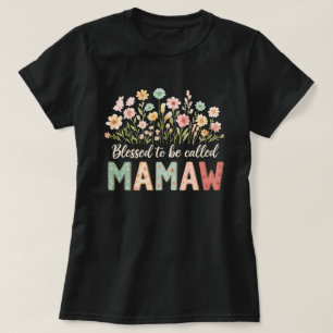 Camiseta Abençoado por ser chamado Mamaw