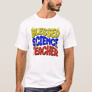 Camiseta "Abençoado Professor de Ciência", Christian