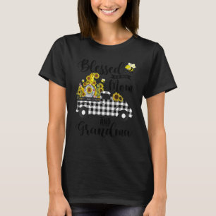 Camiseta Abençoado Seja Chamada Mãe Vovó Excelente Vovó Mot