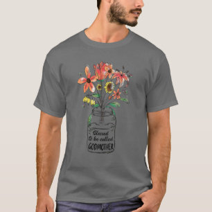 Camiseta Abençoado Seja Chamado De Madrasta Vida Flor Art M