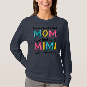 Camiseta Abençoado seja chamado de Mãe e Dia de as mães