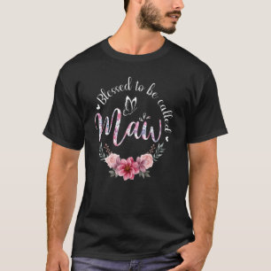 Camiseta Abençoado Seja Chamado De "Mulher-Mulher-Coração"