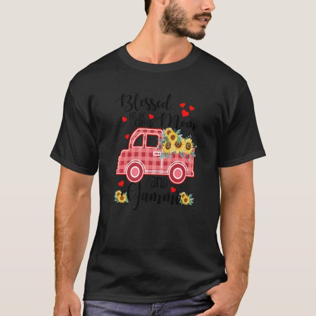 Camiseta Abençoado Seja Chamado Gammi Sunflower Truck Gammi (Frente)