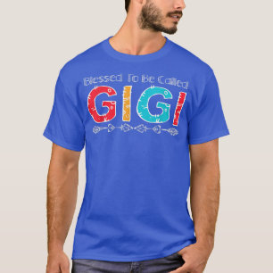 Camiseta Abençoado Seja Chamado Gigi Colorir Família De Set